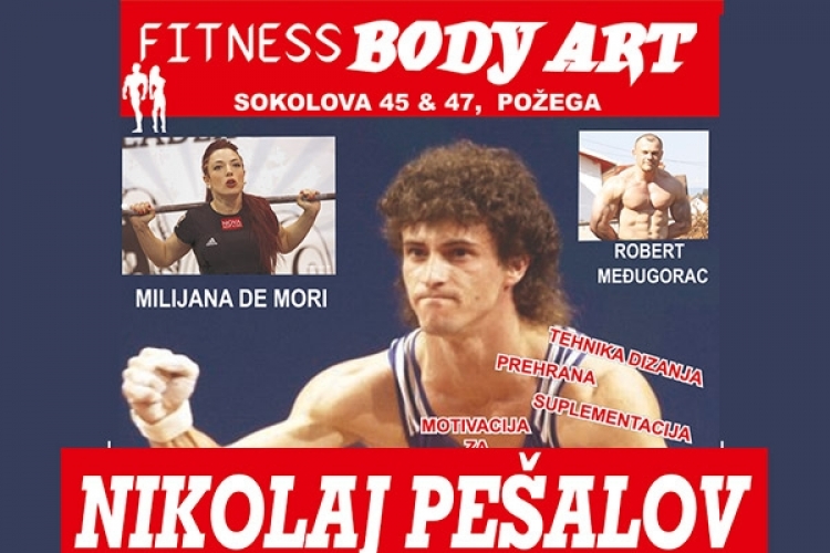 Nikolaj Pešalov i Milijana De Mori će u subotu, 18. veljače održati seminar u Fitness centru &quot;Body Art&quot;