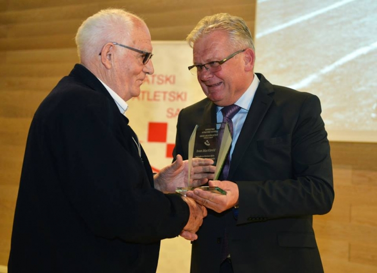 Hrvatski atletski savez dodijelio Ivanu Maričeviću nagradu za životno djelo, a Damira Ludviga izabrao za najboljeg veterana u 2016.