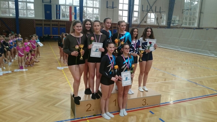 Gimnastičarke Sokola druge u ukupnom poretku Kupa Hrvatske regije Istok u D programu za 2017. godinu, Ana Šarić najbolja seniorka pojedinačno